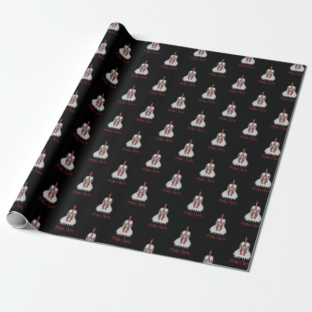 Arg Tupp Mor Clucker Wrapping Papper Presentpapper (Utrullad)