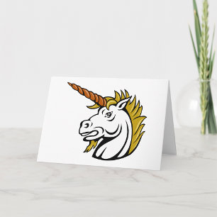 Arg Unicorn Greeting Cards Kort