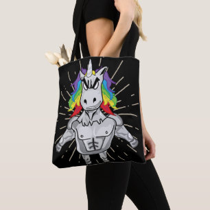 Arg Unicorn Tote Bag Tygkasse