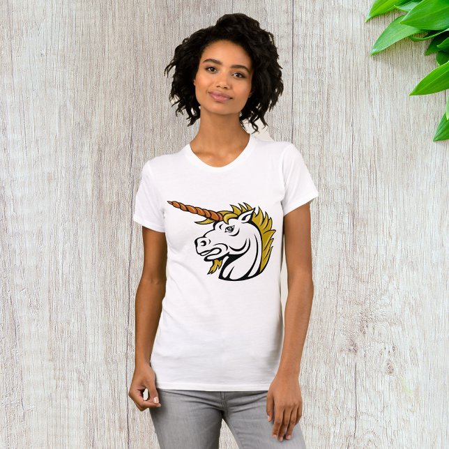 Arg Unicorn Womens T-Shirt (Skapare uppladdad)