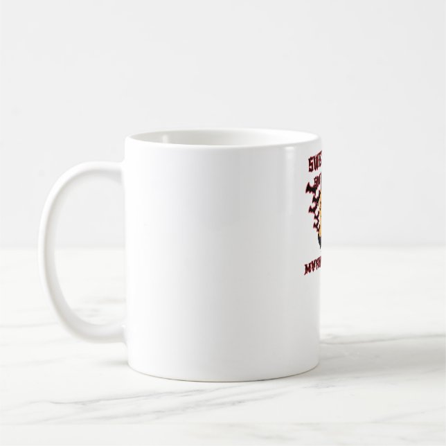 Arg Vampire Cat Craves Sweet Halloween Blood Ove Kaffemugg (Vänster)