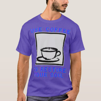 Arg Video Game Nerd AVGN Använda Coffee för att åt T Shirt