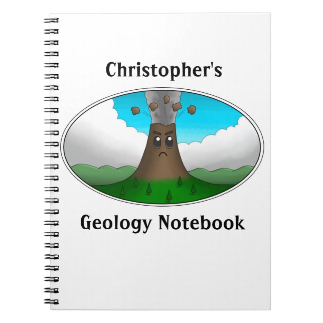 Arg Volcano Anteckningsbok (Framsidan)