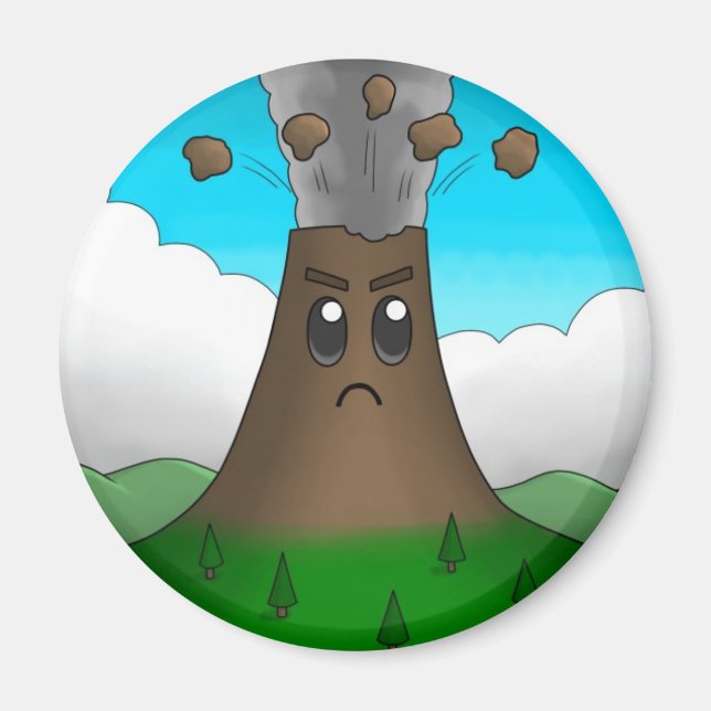 Arg Volcano Magnet (Framsidan)