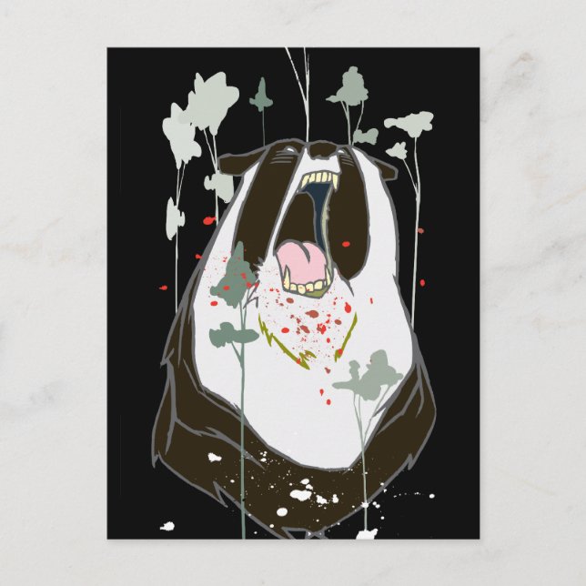 Arg Woebots "Pocket Fullt of Monsters" Vykort (Framsida)