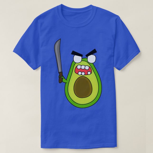 arg zombie avocado t shirt (Design framsida)