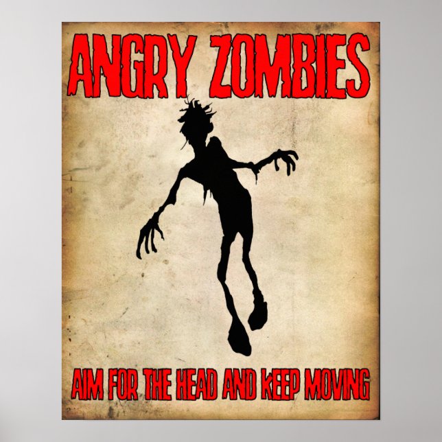 "Arg Zombies" poster Arg Johnny Johnny (Framsidan)
