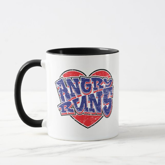 Arga Runs fans design v2  Mugg (Vänster)