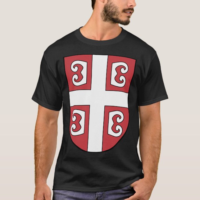 Arga serbiska veteranT-tröja för serb T Shirt (Framsida)