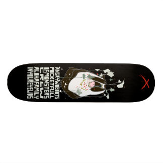 Arga Woebots "Fickan Full Av Monster" Skateboard Bräda 21,5 Cm