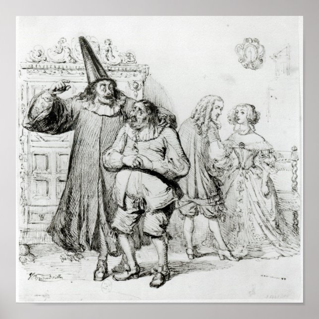 Argan och monsieur Purgon Poster (Framsidan)