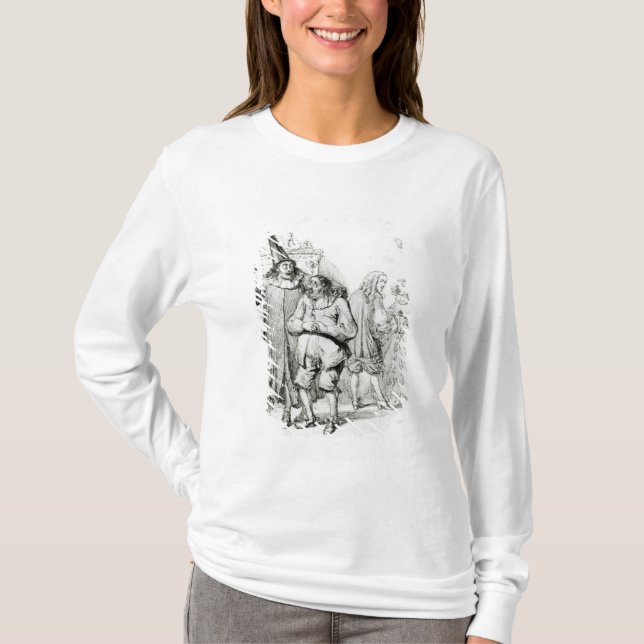 Argan och Monsieur Purgon Tee Shirt (Framsida)