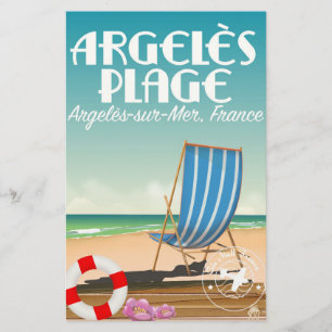 Argelès Plage,Argelès-sur-Mer, Frankrike Brevpapper