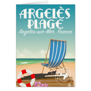 Argelès Plage,Argelès-sur-Mer, Frankrike Hälsningskort