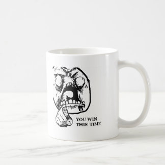 Argen segrar du detta Time ansikte Kaffemugg