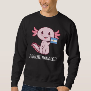 Argenrinanalotl Argentina Argentinas Lång Ärmad Tröja
