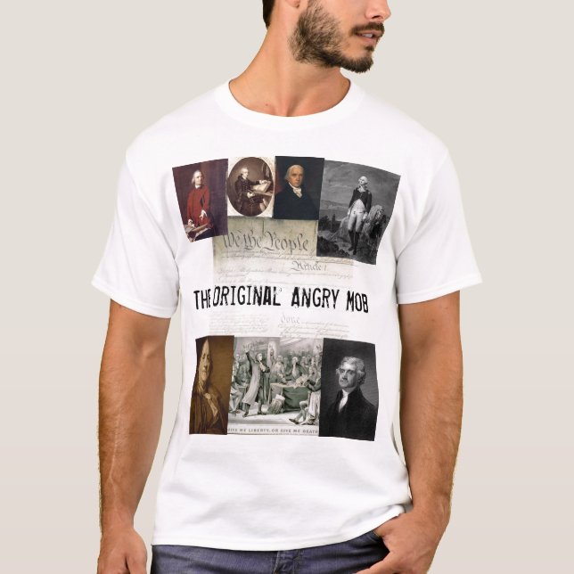 Argens Mobster/Jefferson-citat Tee (Framsida)