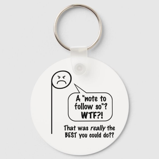 Argens musikanteckning "la" nyckelring (Framsida)