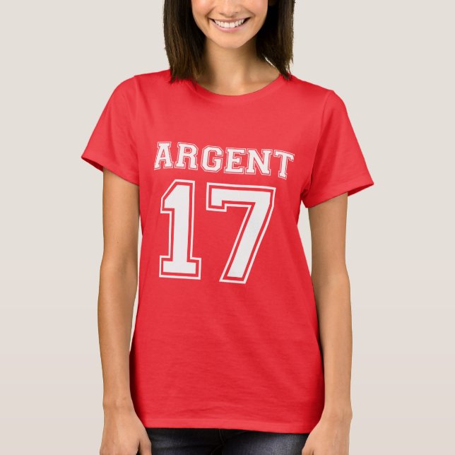 Argent 17 T-Shirt ARGENT Tee Shirt (Framsida)