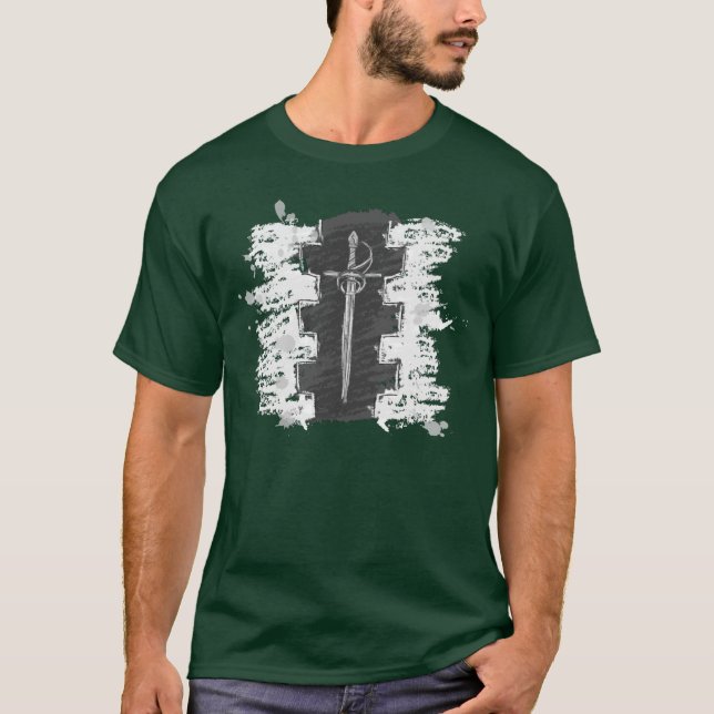 Argent Rapier T-Shirt (Framsida)