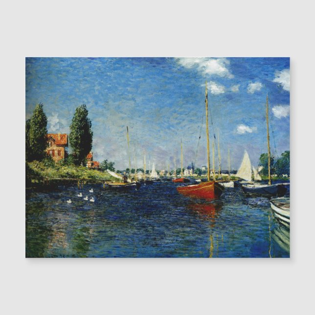 Argenteuil, bra konsmålning av Claude Monet (Framsida)