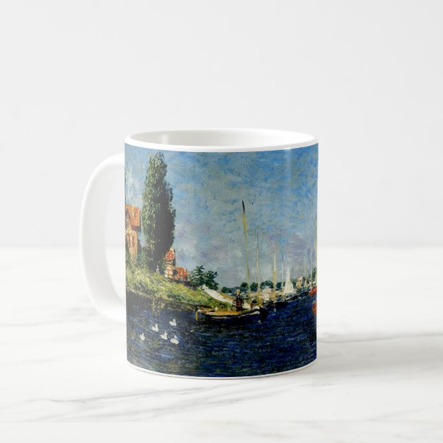 Argenteuil, bra konst av Monet. Kaffemugg (Framsida vänster)