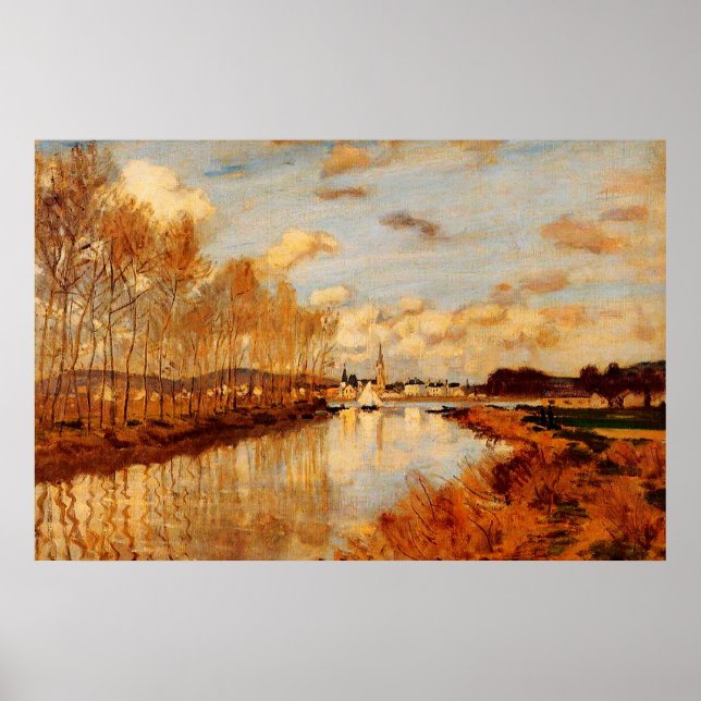 Argenteuil, Seen från det lilla Arm i havet Poster (Framsidan)