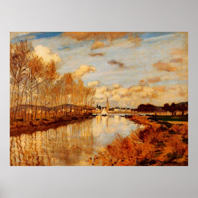 Argenteuil, Seen från det lilla Arm i havet Poster (Framsidan)