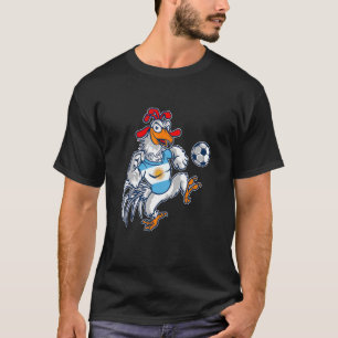 Argentin för fotbollsargentin i Tupp T Shirt
