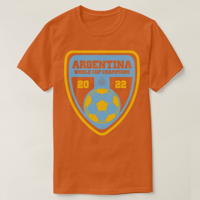 Argentina 2022 Vm Champions T Shirt (Design framsida)