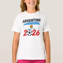 Argentina 2026 Fotboll Fan Design Flagga Färger