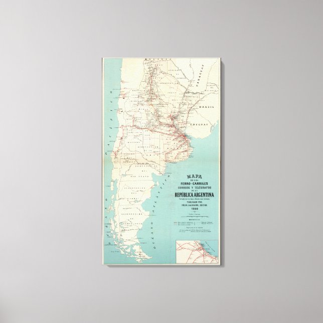 Argentina 2 canvastryck (Framsida)