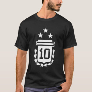 Argentina 3 stjärnor Argentinas Flagga Tre stjärno T Shirt