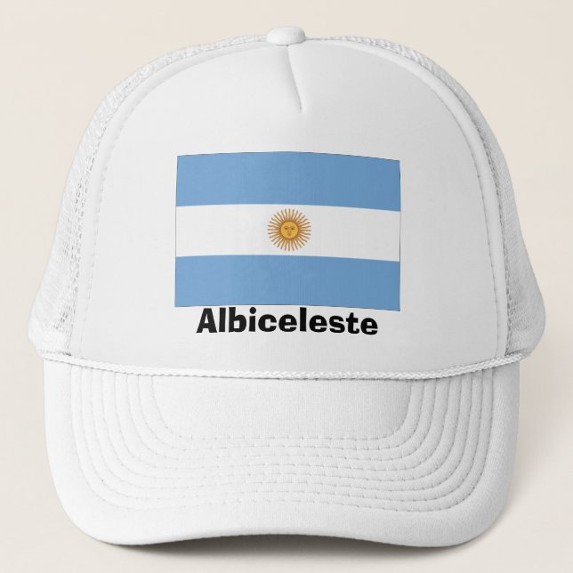 Argentina ’Albiceleste’ Truckerkeps (Framsida)