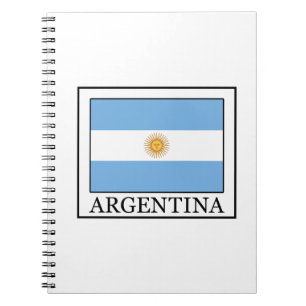 Argentina Anteckningsbok Med Spiral