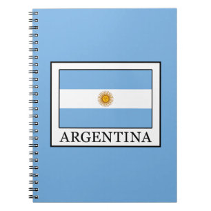 Argentina Anteckningsbok Med Spiral