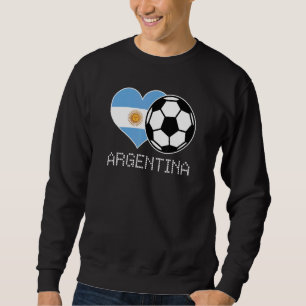 Argentina Argentinas argentinska Flagga-Land-pari Lång Ärmad Tröja