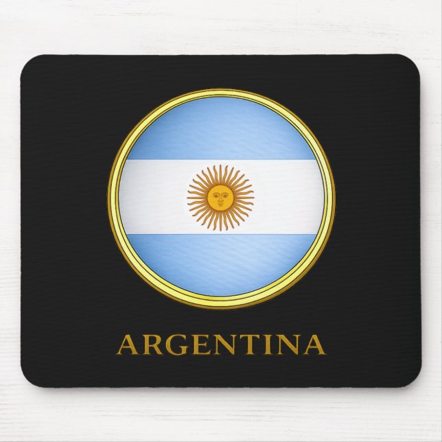 Argentina - Argentinas flagga Musmatta (Framsidan)