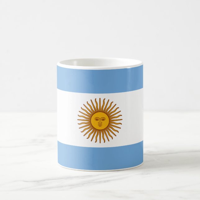 Argentina (argentinska Flagga) Kaffemugg (Center)