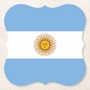 Argentina (argentinska Flagga) Underlägg Papper