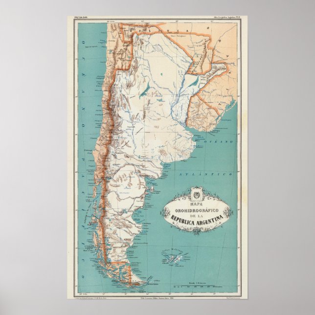 Argentina Atlas 2 Poster (Framsidan)