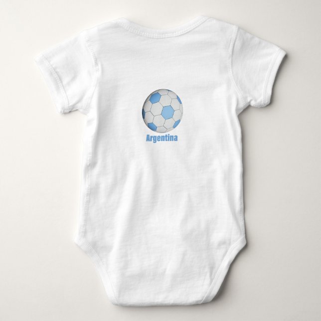 Argentina Baby Kostym T Shirt (Baksida)
