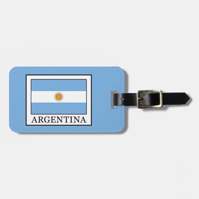 Argentina Bagagebricka (Horisontell Framsida)