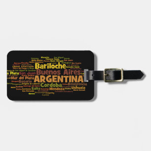 ARGENTINA bagagemärkre Bagagebricka