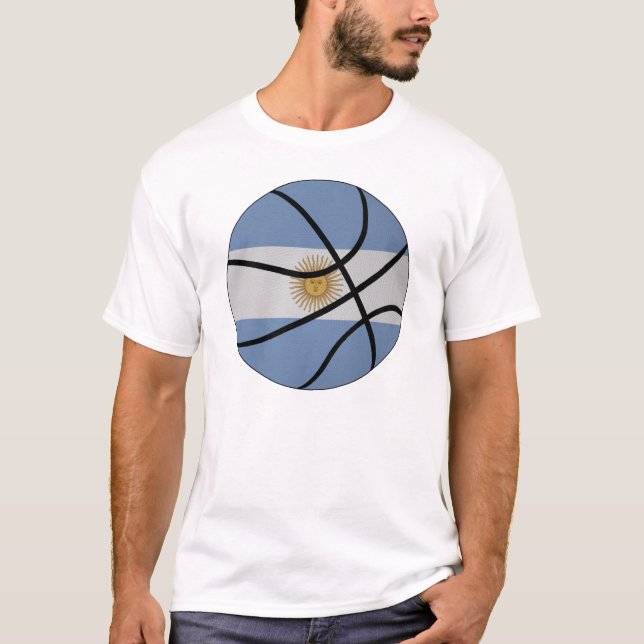 Argentina basketT-tröja T-shirt (Framsida)