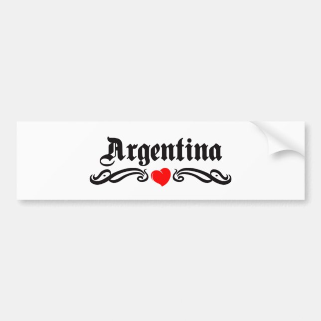 Argentina Bildekal (Framsidan)
