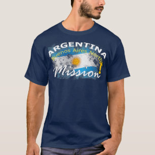 Argentina Buenos Aires North Mormon LDS Uppdrag T Shirt