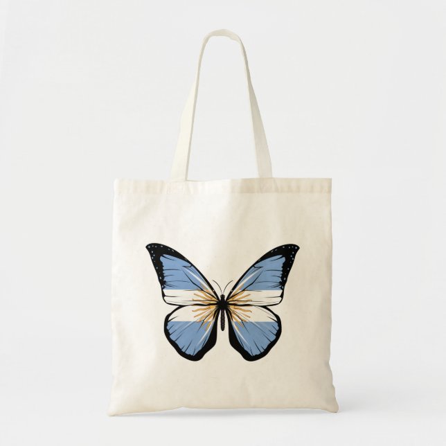 Argentina Butterfly Flagga Tygkasse (Framsidan)