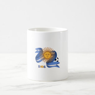 Argentina D10S Fotboll Legend Konstnärlig Kaffe Mu Kaffemugg