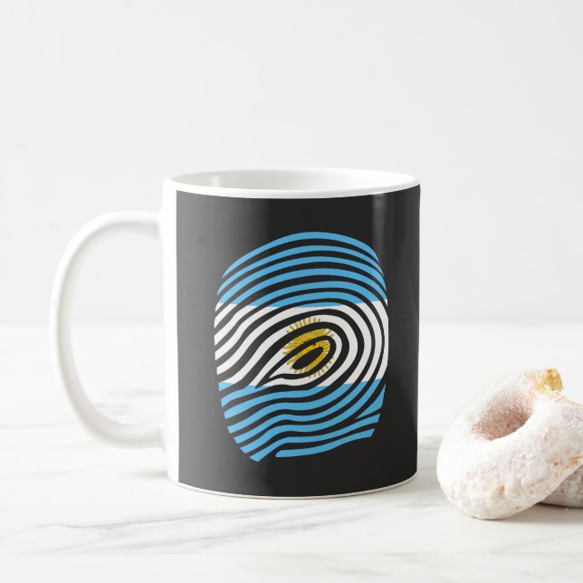 Argentina DNA Kaffemugg (Med munk)